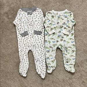 Burt's Bees Footies pajamas
